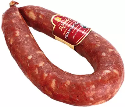 Колбаса Золото Дэмки Краковская ГОСТ полукопченая 320г