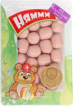 Колбаски Мясной дом Бородина Крошка Нямми вареные 240г