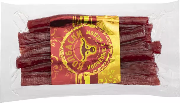 Колбаски Золото Дэмки Копченые палочки с медом 70г