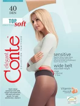 Колготки Conte Elegant Top Soft 40 Bronz Бронзовый Размер 2