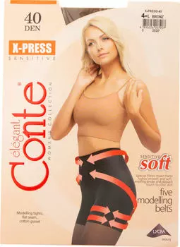 Колготки Conte Elegant X-Press 40 Bronz Бронзовый Размер 4
