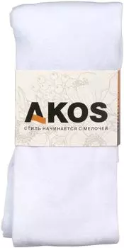 Колготки детские Akos белый р.134-140