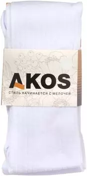 Колготки детские Akos белый р.134-140
