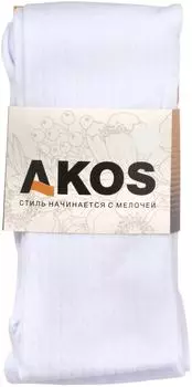 Колготки детские Akos белый р.98-104