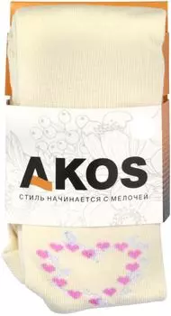 Колготки детские Akos бежевый р.98-104