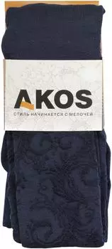 Колготки детские Akos синий р.122-128