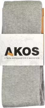 Колготки детские Akos светло-серый меланж р.134-140