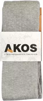 Колготки детские Akos светло-серый меланж р.98-104