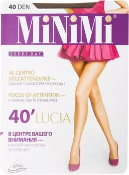 Колготки MiNiMi Lucia 40 Daino Загар медного оттенка Размер 3