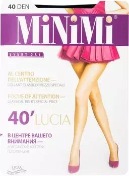 Колготки MiNiMi Lucia 40 Nero Черные Размер 4