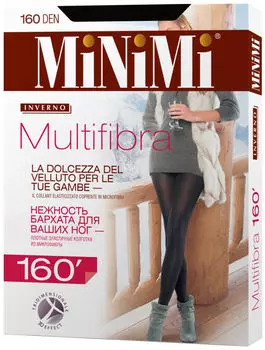 Колготки Minimi Multifibra 160 Nero Черные Размер 4