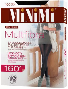 Колготки MiNiMi Multifibra 160 Nero Черные Размер 5