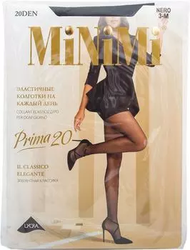 Колготки Minimi Prima 20 Nero Черные Размер 3