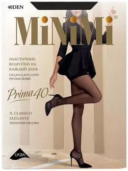 Колготки Minimi Prima 40 Nero Черные Размер 5