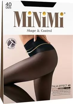 Колготки MiNiMi Talia Effect 40 Nero черные Размер 3