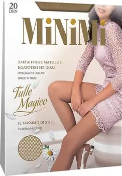 Колготки MiNiMi Tulle Magico 20 Daino Бежевые Размер 4