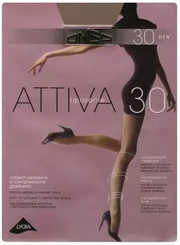 Колготки Omsa Attiva 30 Diano Бежевые Размер 3
