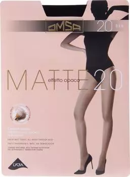 Колготки Omsa Matte 20 Nero Черные Размер 5