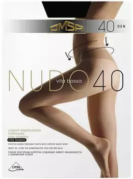 Колготки Omsa Nudo 40 Nero Черные Размер 3