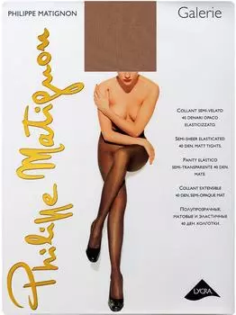 Колготки Philippe Matignon Galerie 40 Playa nature размер 4