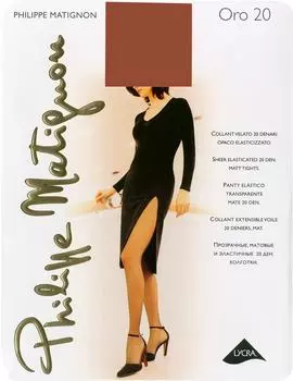 Колготки Philippe Matignon Oro 20 The Светло-коричневые Размер 3