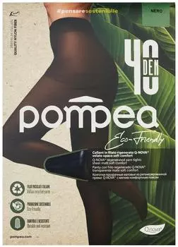 Колготки Pompea Eco Friendly 40 den 3-M nero