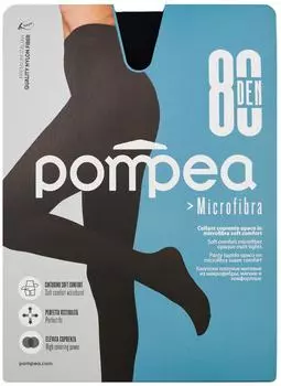 Колготки Pompea Microfibra 80 den 4-L nero