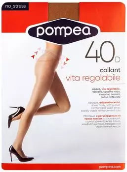 Колготки Pompea Vita reg 40 Cammello Размер 3