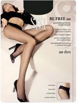 Колготки SiSi Be Free 20 Nero Черные Размер 3