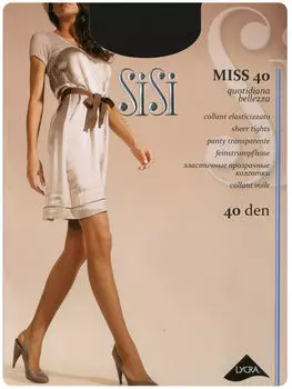 Колготки SiSi Miss 40 Nero Черные Размер 3с доставкой!