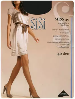 Колготки SiSi Miss 40 Nero Черные Размер 4с доставкой!