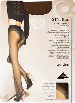 Колготки SiSi Style 40 Daino Бежевые Размер 2