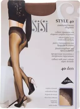 Колготки SiSi Style 40 Daino Бежевые Размер 5