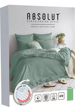 Комплект постельного белья Absolut Emerald Семейный наволочки 50*70см и 70*70см