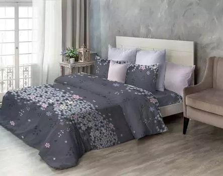 Комплект постельного белья Самойловский текстиль Незабудка 2-спальный наволочки 50*70см