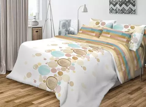 Комплект постельного белья Волшебная Ночь Wood Евро наволочки 50*70см и 70*70см