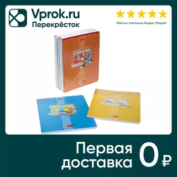 Комплект тетрадей Hatber Яркая цветная предметные 48л 10шт