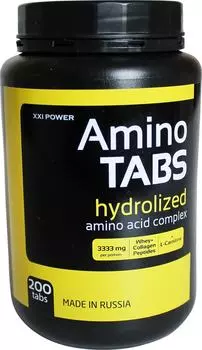 Комплекс аминокислотный XXI Power Amino Tabs 200 таб