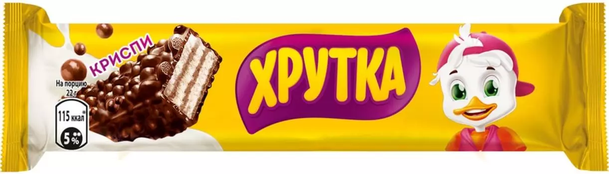 Конфета Хрутка Криспи с хрустящей вафлей 22гс доставкой!