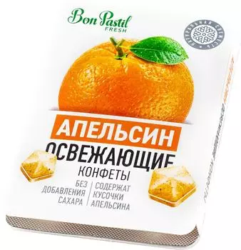 Конфеты Bon Pastil Fresh Апельсин 8шт. Закажите онлайн!