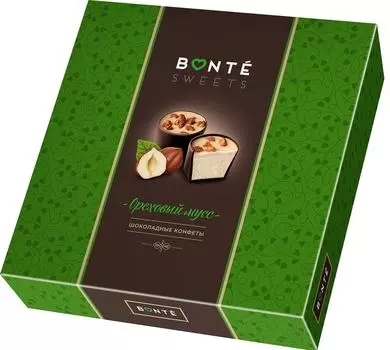 Конфеты Bonte Ореховый мусс шоколадные 116г