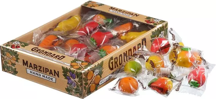 Конфеты Grondard Марципановые фрукты 500г