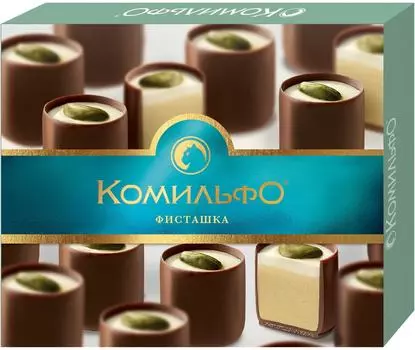 Конфеты Комильфо шоколадные Фисташка 232г