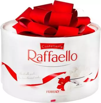 Конфеты Raffaello с цельным миндальным орехом в кокосовой обсыпке 200г