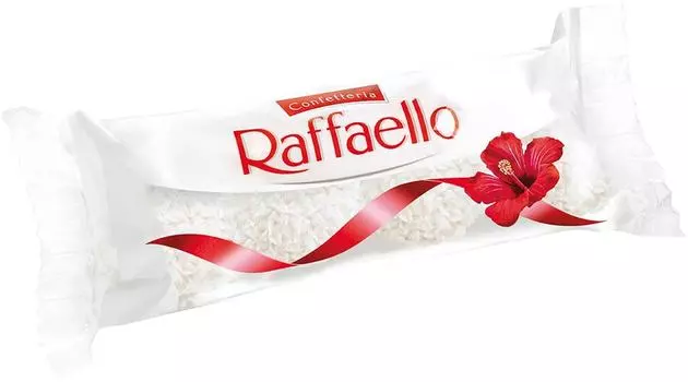 Конфеты Raffaello с цельным миндальным орехом в кокосовой обсыпке 40г