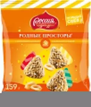 Конфеты Россия щедрая душа Вафельная крошка 159г