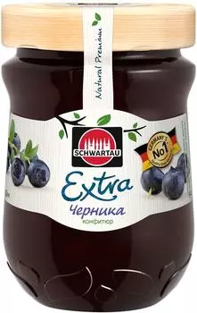 Конфитюр Schwartau Extra Черника 340г