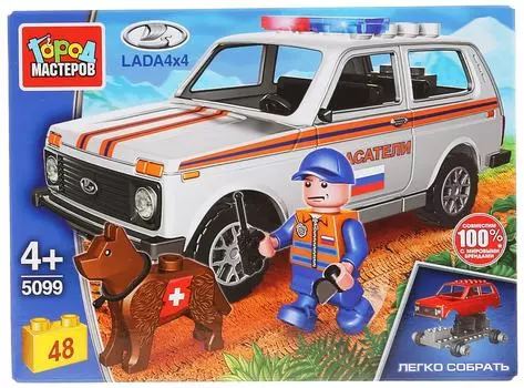 Конструктор Город мастеров Lada Спасатели