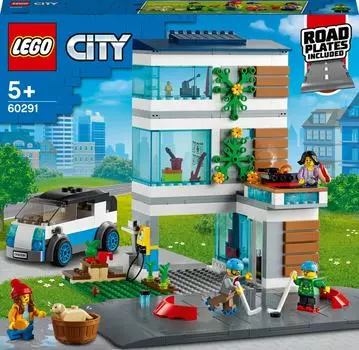 Конструктор LEGO City Community 60291 Современный дом для семьи
