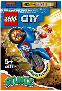 Конструктор LEGO City Stunt 60298 Реактивный трюковый мотоцикл